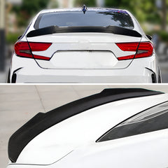 AeroBon Real Carbon Fiber Trunk Spoiler Compatible with 2018-2022 Honda Accord Spoiler (H Style)