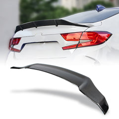 AeroBon Real Carbon Fiber Trunk Spoiler Compatible with 2018-2022 Honda Accord Spoiler (TR Style)