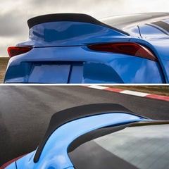 AeroBon Real Carbon Fiber Trunk Spoiler Compatible with 2019-2023 Toyota GR Supra A90 A91 Coupe (A Style)