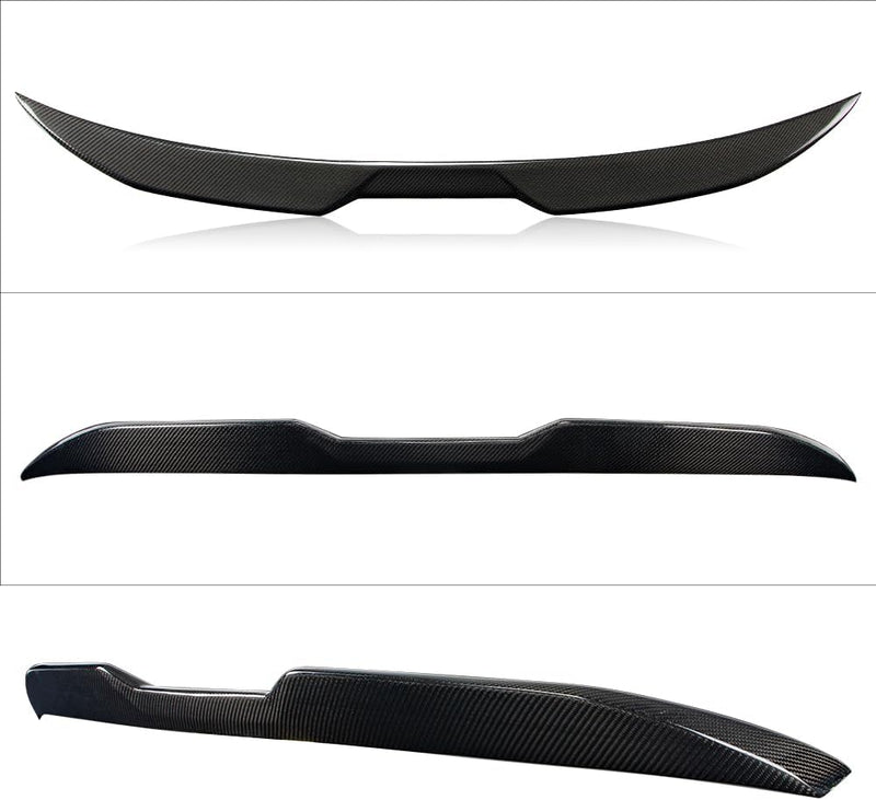 AeroBon Real Carbon Fiber Trunk Spoiler Compatible with 2013-2018 BMW 3 Series F30 Sedan and F80 M3 Spoiler (MP Style 2024)