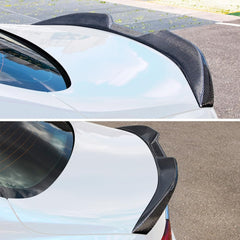 AeroBon Real Carbon Fiber Trunk Spoiler Compatible with 2013-2020 BMW 4-Series F32 Coupe Spoiler (MP Style 2024)