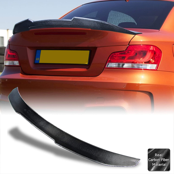 AeroBon Dry Carbon Fiber Rear Trunk Spoiler Wing Compatible with