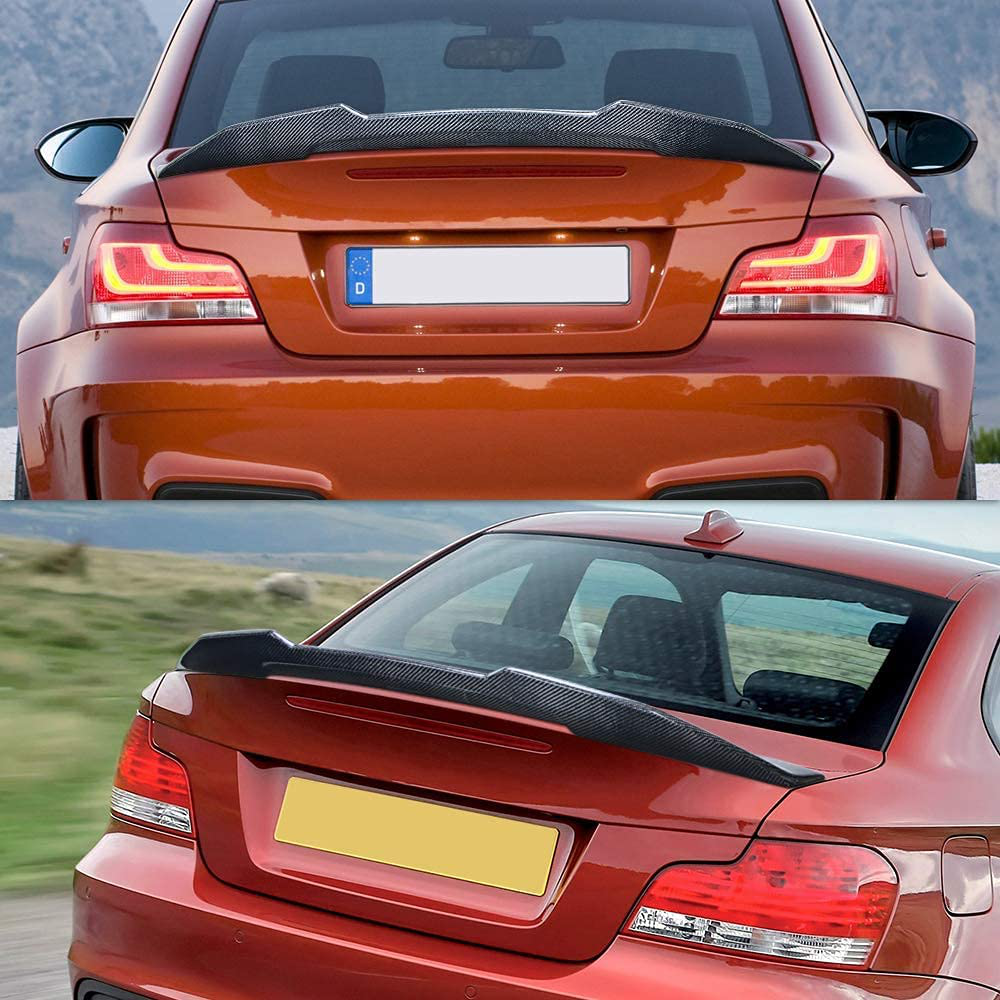 Universal Car Rear Spoiler Carbon Fiber Rear Wings Trunk Lip Spoiler  General Purpose Wing for Bmw