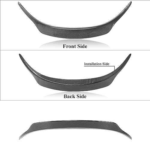 AeroBon Real Carbon Fiber Trunk Spoiler Compatible with 2019-2023 Toyota GR Supra A90 A91 Coupe (A Style)