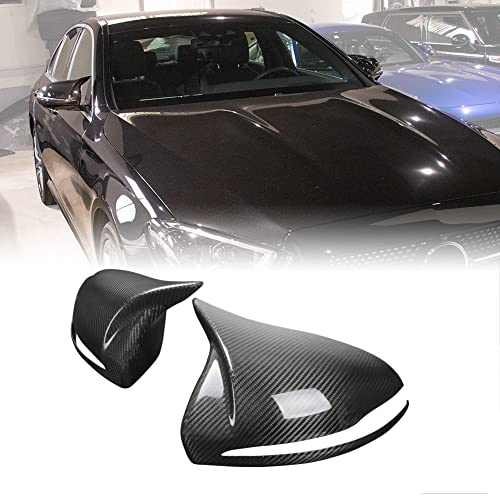 AeroBon Prepreg Dry Carbon Fiber Side Mirror Cover Compatible with Mercedes E Class W213 Sedan C238 Coupe Mirror Caps (Add-On Style)