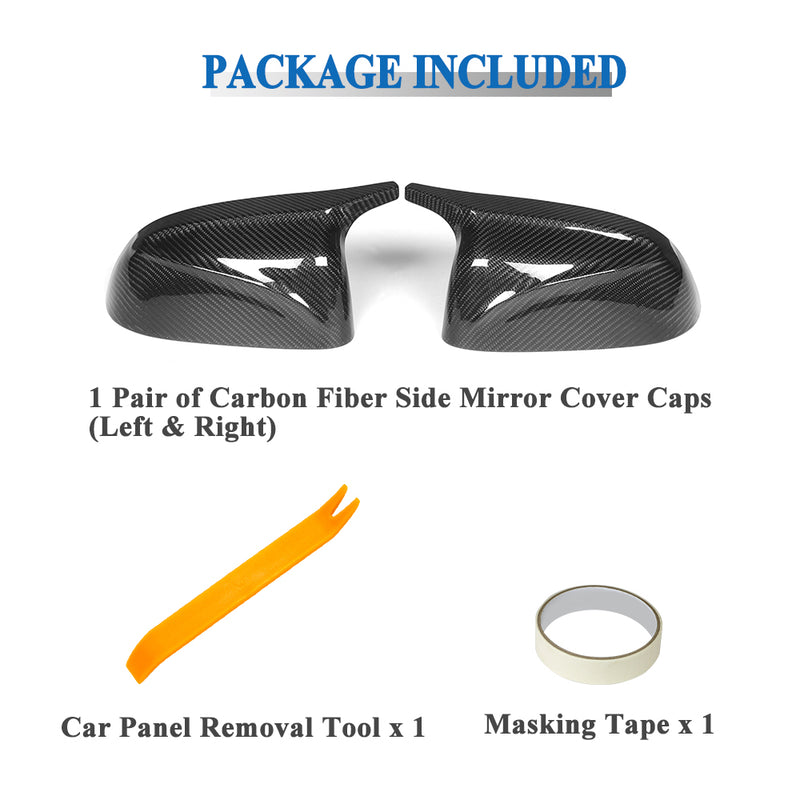BMW X7 (G07) M Style Carbon Fibre Replacement Mirror Covers